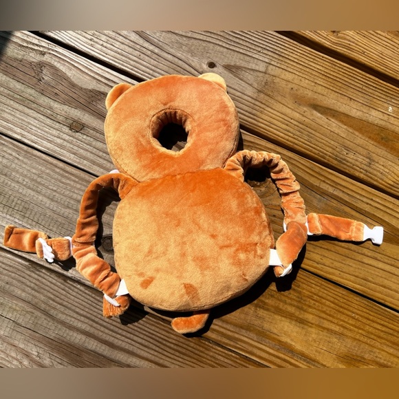 Infant Baby Toddler head protective pillow Plush Tiger with straps - Picture 3 of 8